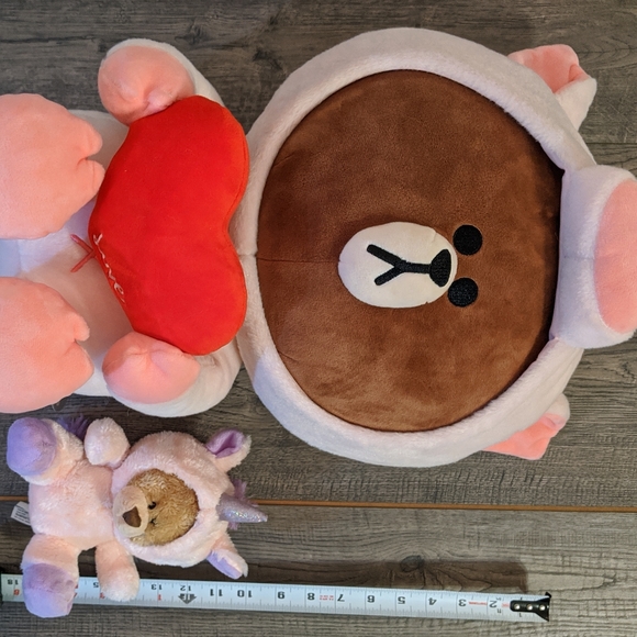 EUC LINE FRIENDS Teddy Bear with removable hoodie - Picture 4 of 8